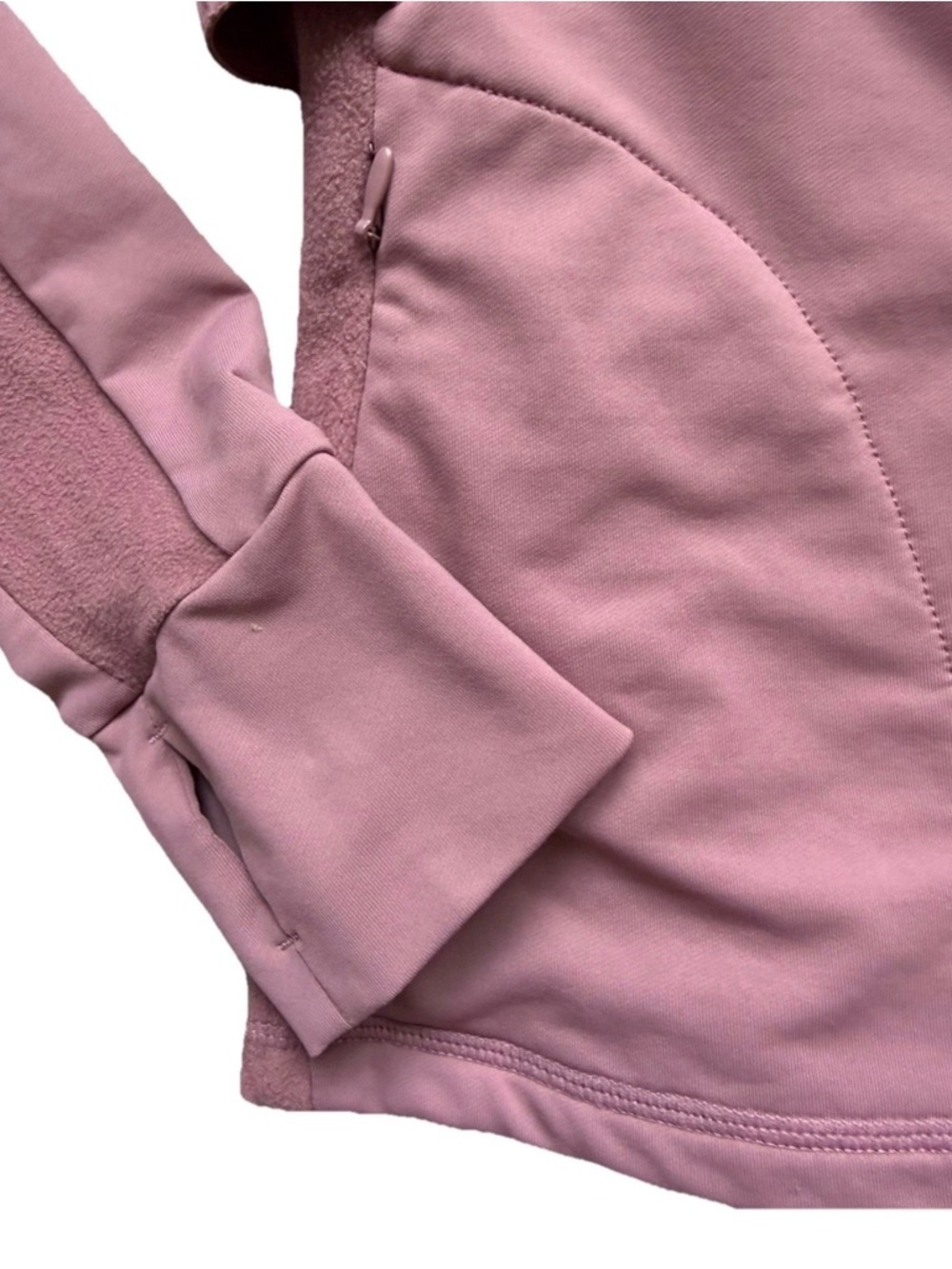 Fabletics Women’s Size S Dusty Rose Full-Zip Active Jacket Vented EUC - Picture 7 of 8